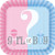 Square Gender Reveal Dinner Plates, 8ct