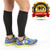Calf Sleeve (1 pair) - Best True Graduated Compression Leg Sleeves For Running, Basketball - Boost Circulation - Faster Recovery for Runners - Aid Shin Splints & Strains.