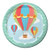 Creative Converting Up, Up & Away Dinner Plates (8 Count), 9"