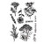 DIY Daisy Flowers Leaves Thanks Stamp Rubber Clear Stamp/Seal Scrapbook/Photo Album Decorative Card Making Clear Stamps