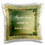 3dRose Beautiful Green and Gold Shamrocks, Lifes too short not to be Irish - Pillow Case, 16 by 16-inch (pc_180864_1)