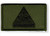 1st Armored Division 2" x 3.5" OD Green Hook & Loop 2 Piece Patch