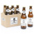 Sisters to Aunts - Pregnancy Announcement Decorations for Women - 6 Beer Bottle Label Stickers and 1 Carrier