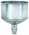 Lumax LX-1708T Silver 8 Quart Galvanized Tractor Funnel with Locking Tabs and Removable Stainless Steel Screen