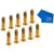 MMOBIEL 10 x Bottom Screws Pentalobe 5- Point Star Dock Screws Compatible with iPhone X/XR/XS/XS Max (Gold)