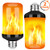 Y- STOP LED Flame Effect Fire Light Bulb - Upgraded 4 Modes Flickering Fire Holiday Light Decorations - E26 Base Flame Bulb with Upside Down Effect?2 Pack)