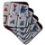 3dRose CST_12772_1 Luv Mah Jongg Soft Coasters, Set of 4