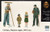 Master Box Models 1/35 Civilians, Western Region WWII Era - 4 Civilian Figures Set With Hand Telega