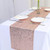 Zdada 2PCS 12x70 Inch Sparkly Rose Gold Sequin Table Runner,Sequin Tablerunner Rose Gold