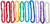 Fun Express Plastic Lei Assortment (100 Piece)