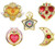 Gashapon Sailor Moon Transforming Compact 2 Set