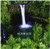 3dRose cst_80769_3 Waterfall on Big Island of Hawaii Ceramic Tile Coasters, Set of 4