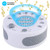 Sleep Therapy White Noise Sound Machine Polysomnography Device 9 Unique Natural Sounds and Timer Setting for Baby Adults Sleep Disorders Noise Cancelling Home Office Spa Yoga (White)