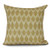 E by design PG862YE22-26 Peace 2 Decorative Geometric Throw Pillow 26" Gold