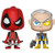 Deadpool & Cable: Deadpool x Funko Vynl. Vinyl Figure Set + 1 Official Marvel Trading Card Bundle [30489]