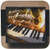 3dRose cst_110951_1 Abstract Jazz Instruments-Soft Coasters, Set of 4