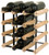 Final Touch 12 Bottle Wine Rack, Natural Finish