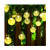 DINOWIN Solar String Lights, Waterproof 20ft 30 LED Solar Crystal Ball String lights, Indoor Outdoor Fairy Globe String Lights,for Garden,Patio,Christmas,Wedding,Home, Party Decoration (Warm White)
