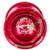 Duncan Toys Windrunner Yo-Yo [Red with Gold Splash] - Pro Level Aluminum Yo-Yo with Double Rim, Concave Bearing, SG Sticker Response