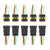 LICTOP 4 Pin Way Waterproof Auto Waterproof Electrical Connector And Plug Socket Kit(5 Pairs)