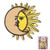 MUNAN Crescent Moon Over Sun Patch sew on Patches Sun Patches Iron On Sewing Embroidered Patches Badge Applique for Clothes Jacket Jeans Cap