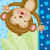Boy Monkey Baby Shower Cocktail Napkins, 16ct