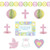 Amscan Sweet Christening Pink Paper Decorating Kit, 10 Ct. | Party Decoration
