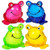 Rhode Island Novelty (12) 2.5" Sticky Squeeze Frogs