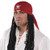 AMSCAN Pirate Bandana with Dreads Halloween Costume Accessories, One Size