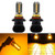LED Fog Lights Bulbs Or DRL 9006 HB4, Super Bright Amber Yellow 3000K, 4000Lm,High Power for Fog Driving Light,24Pcs 3030SMD for Fog Light Lamps Replacement 2Yrs Warranty