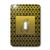 3dRose lsp_36080_1 Elegant Letter B Embossed Frame Over A Black Fleur-De-Lis Pattern On A Gold Background Single Toggle Switch