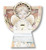 First Communion Gold Embossed Child Wall Plaque, 4 1/2 Inch