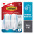 Command Designer Bath Hooks, Medium, White, 2-Hooks with Water-Resistant Strips (17081B-ES) (2)