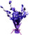 Graduate Cap Gleam 'N Burst Centerpiece (purple) Party Accessory  (1 count) (1/Pkg)