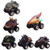 PAWACA Pull Back Dinosaur Cars, Dino Cars Toys with Big Tire Wheel for 3-14 Year Old Boys Girls Creative Gifts for Kids (6 Pack)