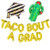Taco Bout a Grad Balloons - Taco Bout a Grad Banner with Cactus and Graduation Cap Balloon - Taco Graduation Party Decorations