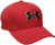 Under Armour Boys' Blitzing II Stretch Fit Cap, Red /Black, Youth Small/Medium