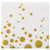 Creative Converting 317844 16 Count Paper Beverage Napkins, Sparkle and Shine Gold