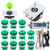 SJ@JX Arcade Game Controller Arcade DIY Kit LED 3D Flight Simulation Games Mechanical Keyboard Switch Joystick LED Button Zero Delay USB Encoder for Raspberry PC PS3 Android Retro