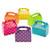 Fun Express - Bright Polka Dot Treat Boxes - Party Supplies - Containers & Boxes - Paper Boxes - 12 Pieces