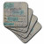 3dRose cst_50568_1 Serenity Prayer Inspirational Spiritual Soft Coasters, Set of 4