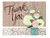 Rustic Wedding Foldover Thank You Cards 16 Per Pack