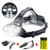 6 Modes 5x T6 LED Headlamp Rechargeable 18650 Headlight Head Light Torch + Charger
