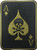 Spade Card Poker Ghost Dead Head Skull Cross Bone Embroidered Iron on Patch