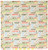Echo Park Paper Company EPPSW8204 Bug Collection 12x12 Words 15 Piece Scrapbooking Paper