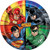 Unique Justice League Dinner Plates, 8ct