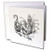 3dRose Image of Victorian Black and White Dragon Sketch - Greeting Card, 6" x 6", Single (gc_245226_5)