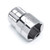 GEARWRENCH 3/8" Drive Pass Thru 6 Point Standard Metric Socket 17mm - 532170GR