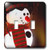 3dRose lsp_150207_2  Snowman Lit with Christmas Lights. Double Toggle Switch