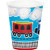 Creative Converting 322216 All Aboard Blue Boy's 1st Birthday Paper Beverage Cups, 9 oz, Multicolor